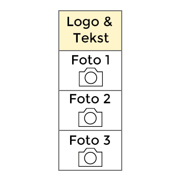 Fotostrip met 3 Foto's